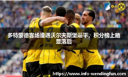 多特蒙德客场遭遇沃尔夫斯堡逼平，积分榜上略显落后